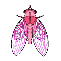 Pink Creature Sticker