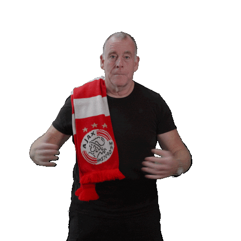 Ajax Jammer Sticker by Ron Blaauw