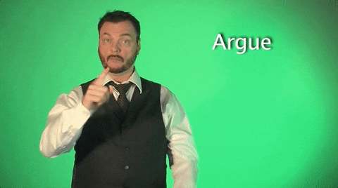 argue sign language GIF by Sign with Robert