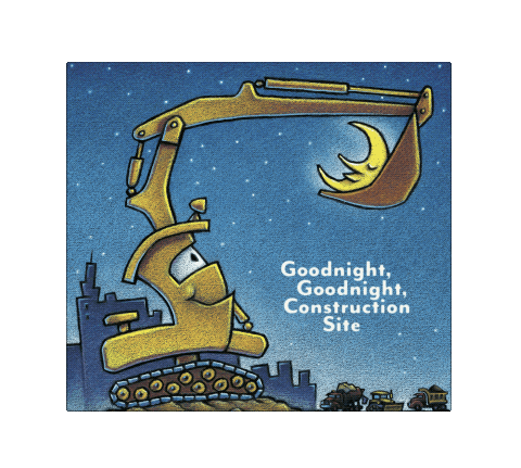 Picture Book Excavator Sticker by Stacy McAnulty