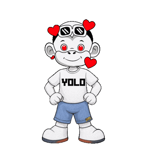 Lets Go Yolo Sticker by Zhot