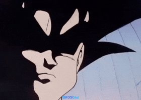 Dragon Ball Z Goku Angry GIF