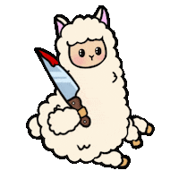 Blood Knife Sticker