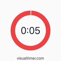 5 Seconds Timer GIF by VisualTimer