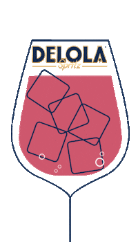Delola cocktail spritz delola delola spritz Sticker