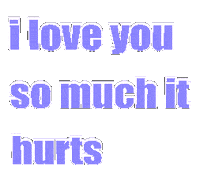 I Love You So Much Sticker by Alissandra