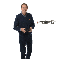 Drone John Sticker by Kuenen Makelaardij