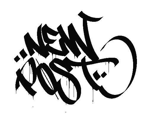 Post Graffiti Sticker