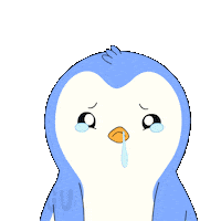 Sad Oh No Sticker by Pudgy Penguins