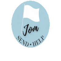 White Flag Sticker by BagiBALIK