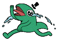 Sad Tears Sticker by Incrediville