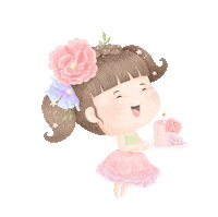 Happy Birthday Fairy Sticker