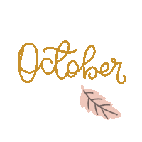 Autumn Leaves Halloween Sticker