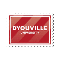 Higher Education Stamp Sticker by D'Youville University