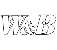 wolfandbadger london wb wolfandbadger wolf badger Sticker