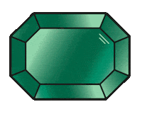 Emerald Sticker by Max Made Me