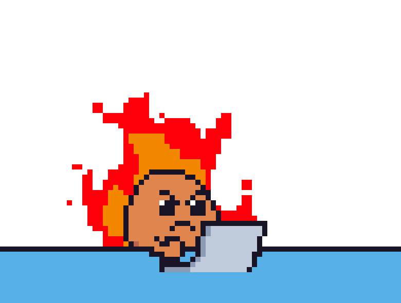 Angry Wake Up Sticker by Potatozzz by 9GAG