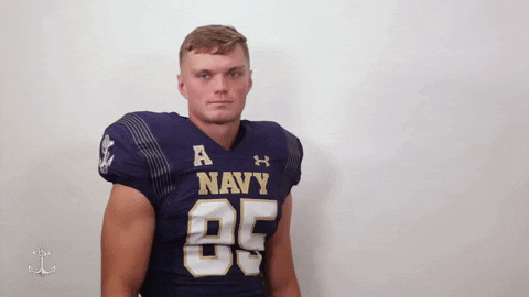 Navy Football GIF by Navy Athletics