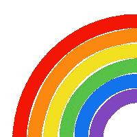 Happy Rainbow Sticker