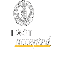 Mbu I Got Accepted Sticker by Mary Baldwin University