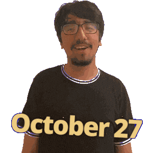 October 27 Sticker