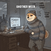 Tired Shiba Inu GIF by Doge Pound