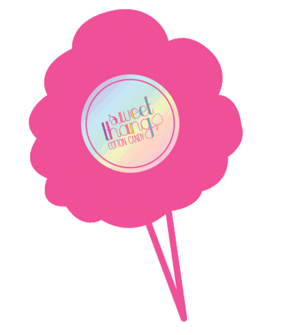 SweetThangCottonCandy party sweet texas sweets Sticker