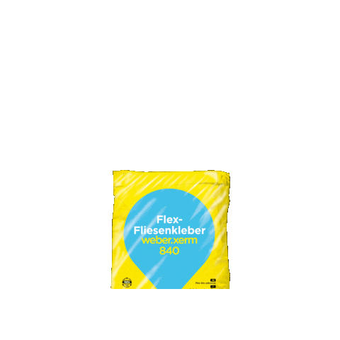 Saint-GobainWeberGmbH giphygifmaker fliesenkleber bluecomfort saint-gobain weber Sticker