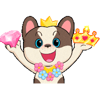 Fun Dog Sticker by UpStudiosWorld