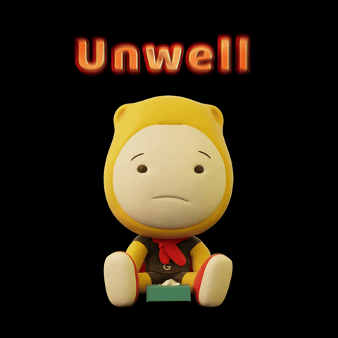 Sick Not Feeling Good GIF by Gumazing