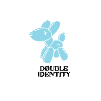 doubleidentityband party di the party balloon dog Sticker