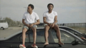 Chilling Donald Glover GIF