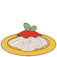 Italy Pasta Sticker by Spell & The Gypsy Collective