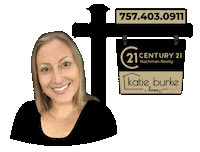 Real Estate Sign Sticker by Century 21 Katie Burke Homes