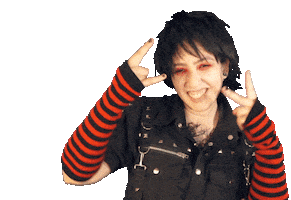 Happy Rock On Sticker