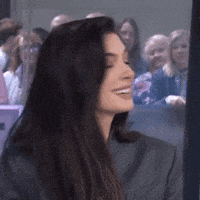 Turn Around Hair Flip GIF