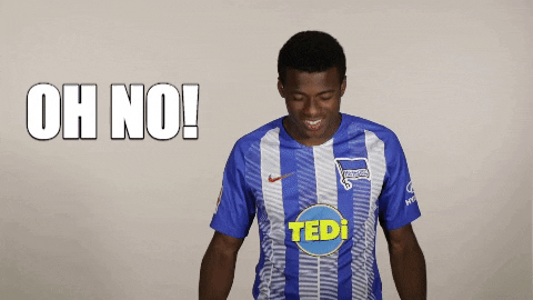 Oh No Sport GIF by Hertha BSC