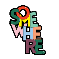 Letsgosomewhere Sticker by Somewhere Agency