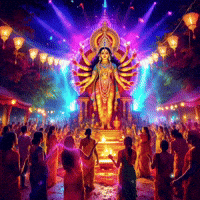 goodvibewishes spirituality navratri devotion indian festival GIF