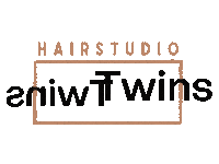 HairstudioTwins logo hairstudio hairstudiotwins studiotwins Sticker