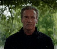 Arnold Schwarzenegger Laughing GIF
