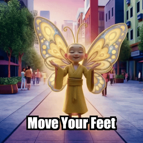 Move Your Feet Dance GIF by BuddhaFlyJourney