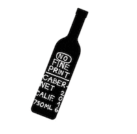 wine chardonnay Sticker by No Fine Print