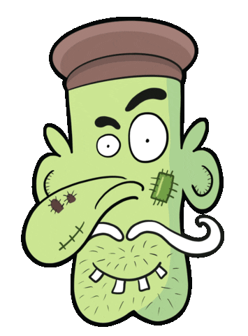 Halloween Smile Sticker by Some Doodles