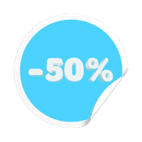 50 Sticker by Wolt Greece