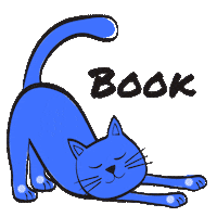 cat read Sticker by Planeta de Libros México