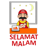Night Nite Sticker by Depo Bangunan