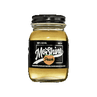 peach turn up st louis nelly moonshine Sticker