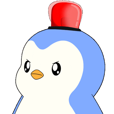 Flashing Breaking News Sticker by Pudgy Penguins