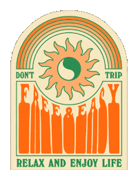 Summer Rainbow Sticker by Free & Easy